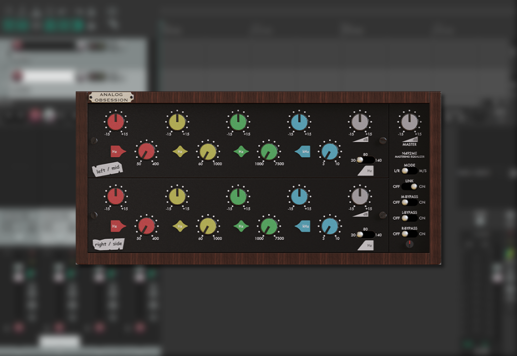 母带均衡器-Analog Obsession N492ME v7.0 VST VST3 AU AAX WiN MAC调音师资源网-混音-效果器-编曲-效果器-音源-宿主-采样AudioXu资源网