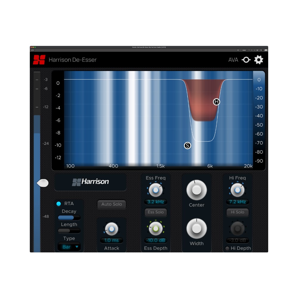 齿音消除器-Harrison AVA De-Esser v3.1.1 Incl Patched and Keygen-R2R调音师资源网-混音-效果器-编曲-效果器-音源-宿主-采样AudioXu资源网