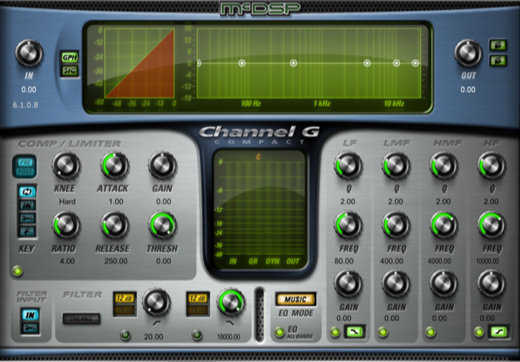 模拟调音台-McDSP Channel G Compact v6.1.0.8 WIN-AudioUTOPiA调音师资源网-混音-效果器-编曲-效果器-音源-宿主-采样AudioXu资源网