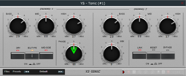 均衡-Yuri Semenov YS Tonic v1.0.0 WiN调音师资源网-混音-效果器-编曲-效果器-音源-宿主-采样AudioXu资源网