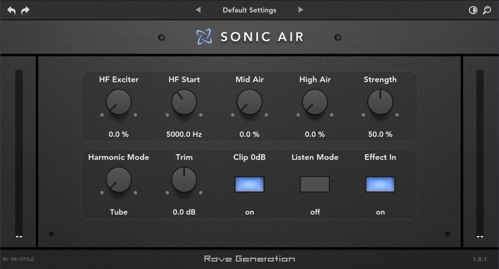 空气感效果器-Rave Generation Sonic Air v1.0.1 WiN MAC-GTA调音师资源网-混音-效果器-编曲-效果器-音源-宿主-采样AudioXu资源网